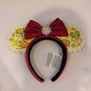 Disney Pink/yellow Glitter Tinker Bell Ears